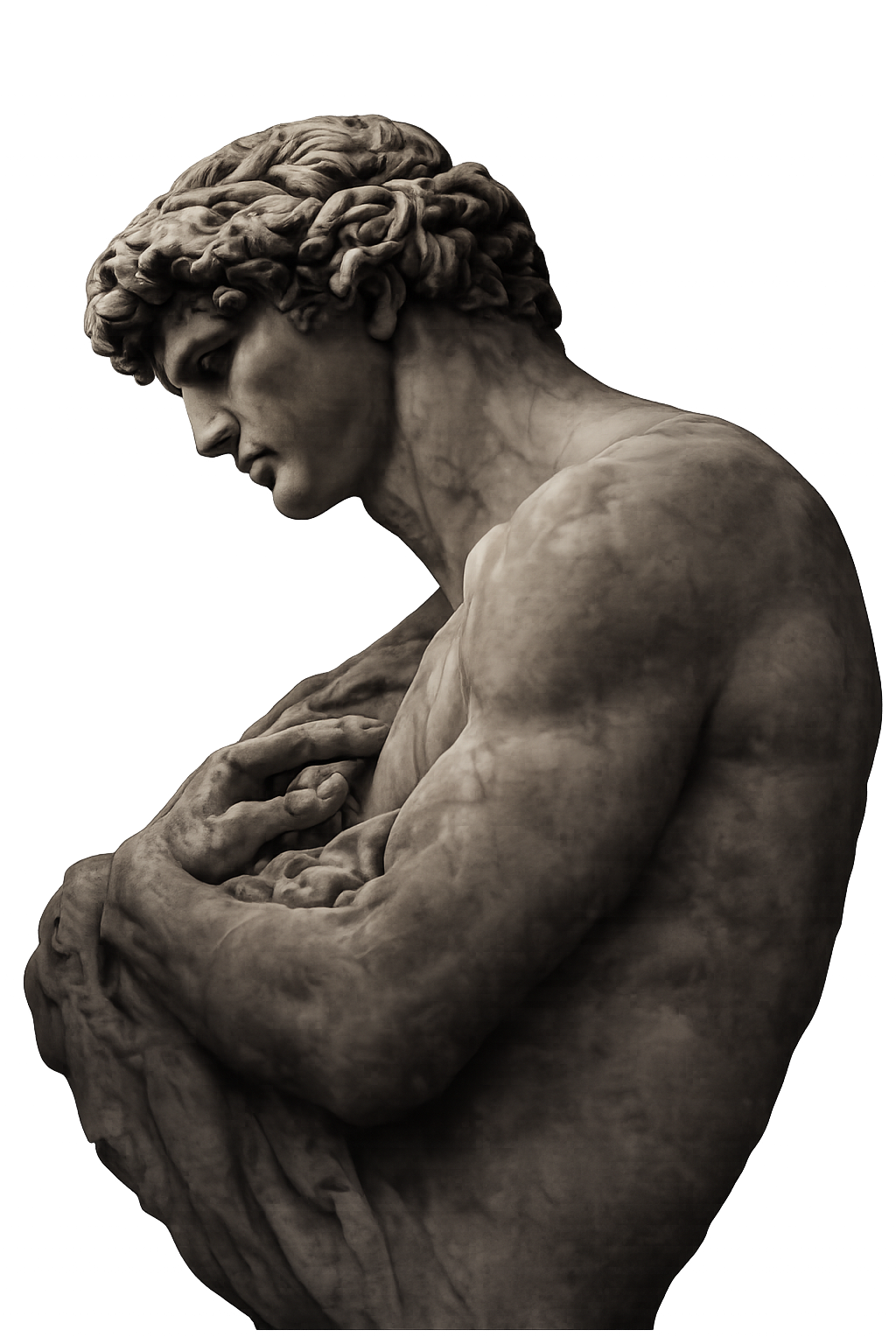 Classical David statue